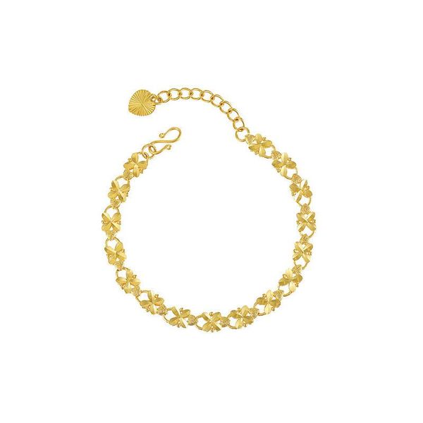 four-leaf clover bracelet wedding retro 24k gold plated female jewelry, Golden;silver
four-leaf clover bracelet wedding retro 24k gold plated female jewelry, Golden;silver