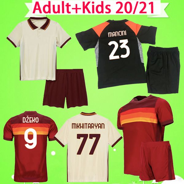 kids kit 2020 2021 roma soccer jerseys home away third dzeko totti perotti kolarov 20 21 football shirts boys suit children set, Black;yellow
kids kit 2020 2021 roma soccer jerseys home away third dzeko totti perotti kolarov 20 21 football shirts boys suit children set, Black;yellow