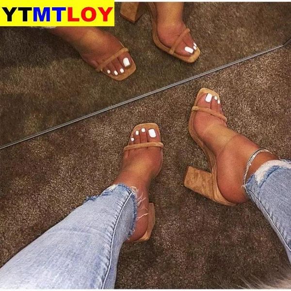 2021woman transparent sandals ladies high heel slippers candy color open toes thick heel fashion female slides summer shoes #834f, Black
2021woman transparent sandals ladies high heel slippers candy color open toes thick heel fashion female slides summer shoes #834f, Black