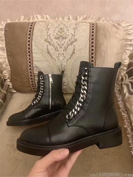fashion genuine leather motorcycle boots biker shoes women mental chains ankle boots chunky heels shoes woman zapatos de mujer, Black
fashion genuine leather motorcycle boots biker shoes women mental chains ankle boots chunky heels shoes woman zapatos de mujer, Black
