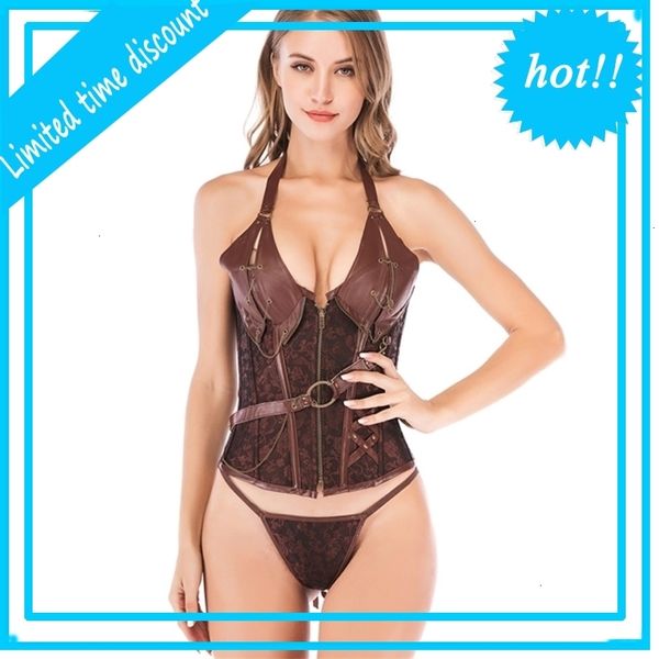 retro bustiers overbust corsets women zipper brocade steampunk with g-string plus size 2xl lingerie corset set, Black;white
retro bustiers overbust corsets women zipper brocade steampunk with g-string plus size 2xl lingerie corset set, Black;white