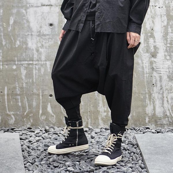 original suspender pants trendy men 2020 new dark japanese stitching baggy pants men's casual trousers1, Black
original suspender pants trendy men 2020 new dark japanese stitching baggy pants men's casual trousers1, Black