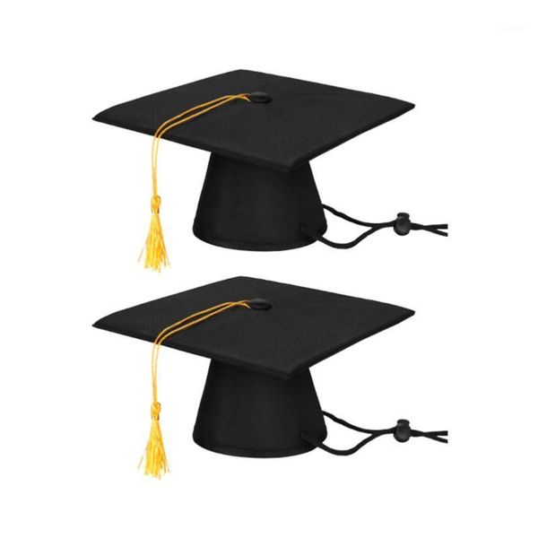 2pcs black graduation caps with tassels pet toys costumes dress accessories graduation ceremony hat p props for pet dog1
2pcs black graduation caps with tassels pet toys costumes dress accessories graduation ceremony hat p props for pet dog1