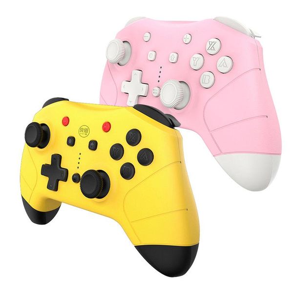for switch pro nfc game pad wireless bluetooth controller remote gamepad for console joystick pc yellow pink
for switch pro nfc game pad wireless bluetooth controller remote gamepad for console joystick pc yellow pink