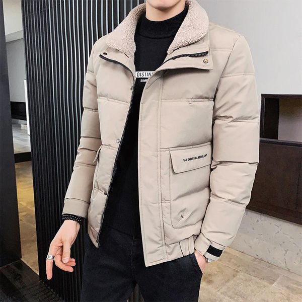 2020 winter new men's parka coat fleece collar letter embroidery thicken warm puffy jackets windbreaker red black khaki
2020 winter new men's parka coat fleece collar letter embroidery thicken warm puffy jackets windbreaker red black khaki