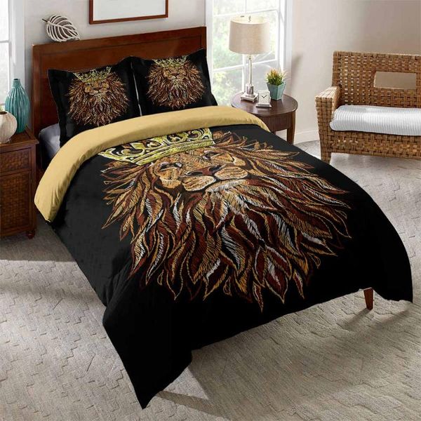 lion bedding set animal lion king duvet cover bed set 3d quilt adults child black comfortable bedclothes king size bed linens
lion bedding set animal lion king duvet cover bed set 3d quilt adults child black comfortable bedclothes king size bed linens