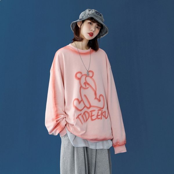 2021 new printing of bear graffiti tie dye sweatshirts streetwear hip hop sweater hoodies harajuku fashion women's outwear cawk, Black
2021 new printing of bear graffiti tie dye sweatshirts streetwear hip hop sweater hoodies harajuku fashion women's outwear cawk, Black