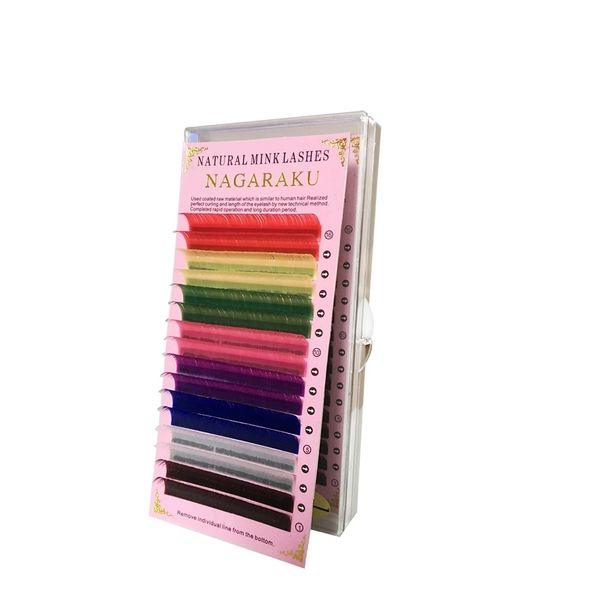 rainbow eyelashes 8 colors rainbow colored eyelash extension color eyelashes, 16 rows/tray colorful eyelash extension
rainbow eyelashes 8 colors rainbow colored eyelash extension color eyelashes, 16 rows/tray colorful eyelash extension