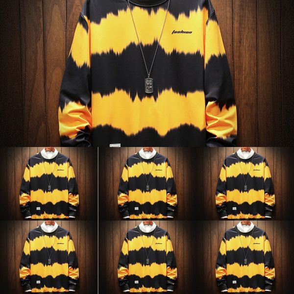 1kzb6 large autumn and winter two-color trend new tie-dye 2020 size loose sweater sweatercasual handsome men's sweater base shirt trhqg, Black
1kzb6 large autumn and winter two-color trend new tie-dye 2020 size loose sweater sweatercasual handsome men's sweater base shirt trhqg, Black
