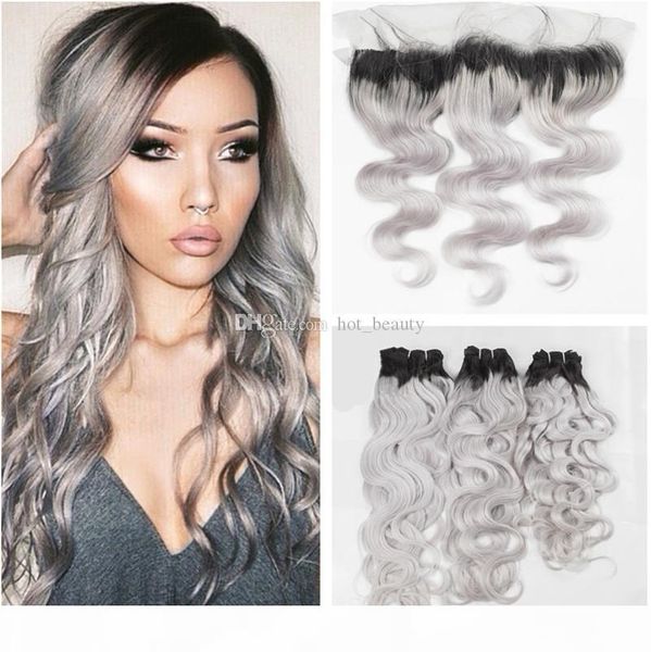 body wave grey ombre human hair bundles with lace frontal closure wet and wavy virgin peruvian hair extensions with grey lace frontal, Black
body wave grey ombre human hair bundles with lace frontal closure wet and wavy virgin peruvian hair extensions with grey lace frontal, Black
