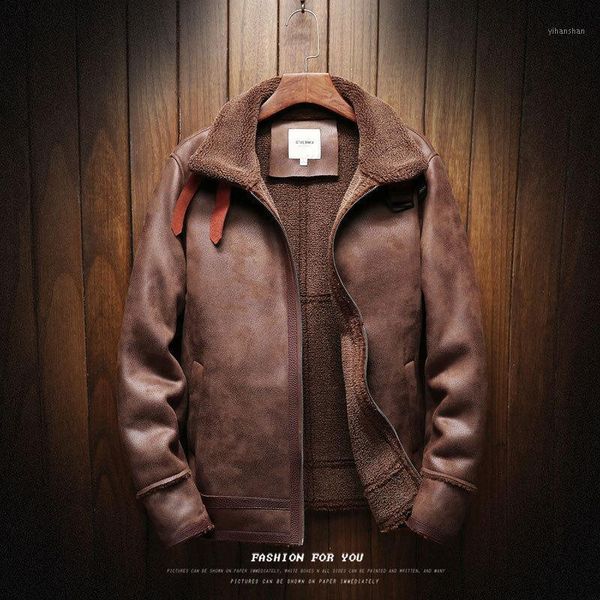 2020 new fashion street style outwear winter casual fur one stitching plus velvet leather jacket men's large size coat 4xl 5xl1, Black
2020 new fashion street style outwear winter casual fur one stitching plus velvet leather jacket men's large size coat 4xl 5xl1, Black