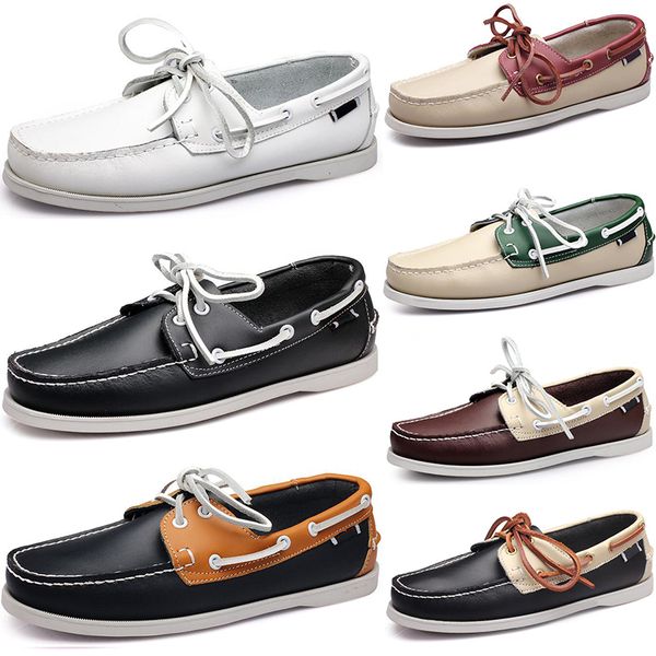 2021 new designer great quality mens shoes leather loafers white black red green on dress wedding drive party dmen casual flats bottoms
2021 new designer great quality mens shoes leather loafers white black red green on dress wedding drive party dmen casual flats bottoms