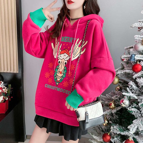 christmas fawn plush sweater women's foreign style loose korean versatile autumn winter 2020 new, Black
christmas fawn plush sweater women's foreign style loose korean versatile autumn winter 2020 new, Black