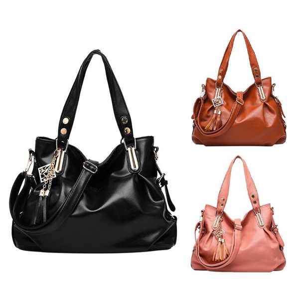 fashion pu leather tassel women shoulder bag luxury messenger bag big capacity travel casual handbag
fashion pu leather tassel women shoulder bag luxury messenger bag big capacity travel casual handbag