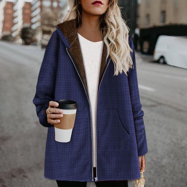 autumn vintage plaid coat plus cashmere hooded zipper women size thicken warmjackets 2020 woman overcoat winter outwears parkas vkbfd, Black
autumn vintage plaid coat plus cashmere hooded zipper women size thicken warmjackets 2020 woman overcoat winter outwears parkas vkbfd, Black