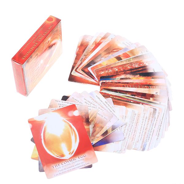 44 pcs oracle tarot cards divine feminine card board deck games palying cards for party game yxlzga dh_niceshop
44 pcs oracle tarot cards divine feminine card board deck games palying cards for party game yxlzga dh_niceshop