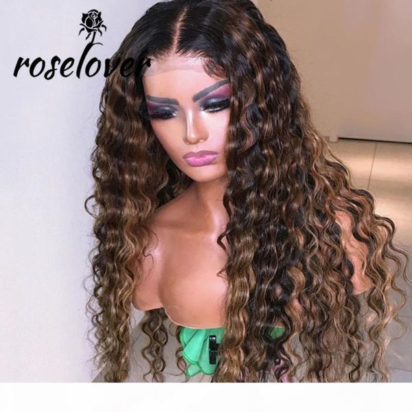 roselover curly blonde highlight human hair wig natural long black lace front wig ombre color 13x6 lace front human hair 150, Black;brown
roselover curly blonde highlight human hair wig natural long black lace front wig ombre color 13x6 lace front human hair 150, Black;brown