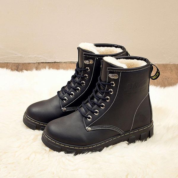 boots 2021 women plus velvet mid-tube lace-up non-slip flat shoes warm winter cotton, Black
boots 2021 women plus velvet mid-tube lace-up non-slip flat shoes warm winter cotton, Black