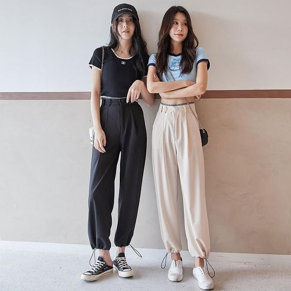women's pants & capris spring and autumn solid color high waist 2021 winter casual wide leg korean style suit trousers, Black;white
women's pants & capris spring and autumn solid color high waist 2021 winter casual wide leg korean style suit trousers, Black;white