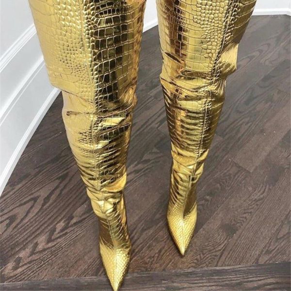 boots dovereiss fashion women's shoes winter pointed toe zipper pure color gold over the knee stilettos heels 35-471, Black
boots dovereiss fashion women's shoes winter pointed toe zipper pure color gold over the knee stilettos heels 35-471, Black