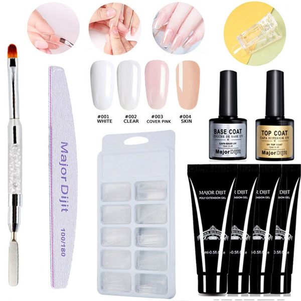 4 colors poly nail gel kit poly polish set led clear uv gel varnish nail polish quick building for nails extensions builder kit ploymer 0204
4 colors poly nail gel kit poly polish set led clear uv gel varnish nail polish quick building for nails extensions builder kit ploymer 0204