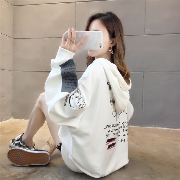 exoh2 капюшона весной новый битнику 2019 западного стиля top sweatersweater свитера женщин лузового kong рукав напечатан сверху hong долго с, Black
exoh2 капюшона весной новый битнику 2019 западного стиля top sweatersweater свитера женщин лузового kong рукав напечатан сверху hong долго с, Black