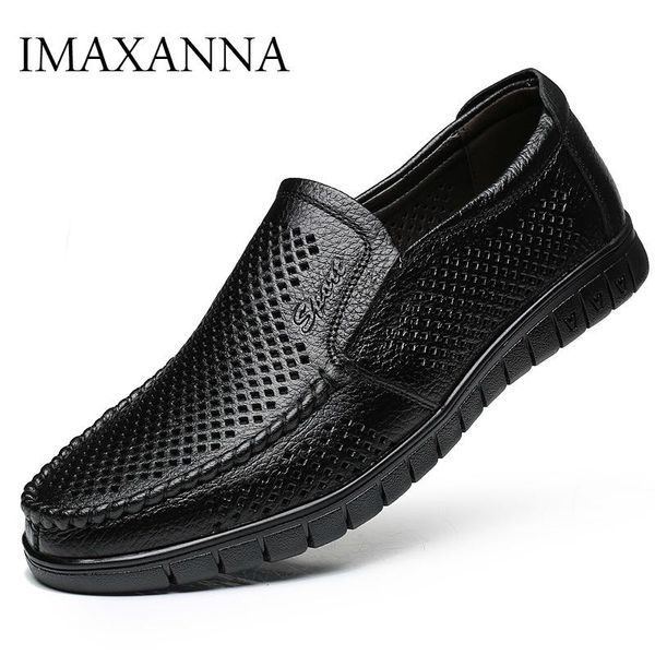 imaxanna summer autumn leather shoes men genuine leather sandals slip-on loafers breathable men shoes male footwear, Black
imaxanna summer autumn leather shoes men genuine leather sandals slip-on loafers breathable men shoes male footwear, Black