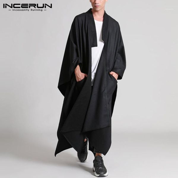 fashion men trench solid long coats open stitch long sleeve streetwear irregular outerwear oversized mens windbreaker incerun1, Tan;black
fashion men trench solid long coats open stitch long sleeve streetwear irregular outerwear oversized mens windbreaker incerun1, Tan;black