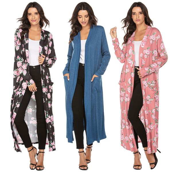 long sleeve knit cardigan cape womens designer casual cloak autumn winter loose floral women outerwear clothing, Black
long sleeve knit cardigan cape womens designer casual cloak autumn winter loose floral women outerwear clothing, Black