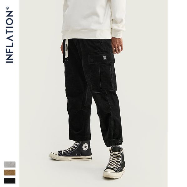inflation 2020 collection men corduroy loose fit overalls solid color men corduroy winter casual streetwear pants lj201007, Black
inflation 2020 collection men corduroy loose fit overalls solid color men corduroy winter casual streetwear pants lj201007, Black