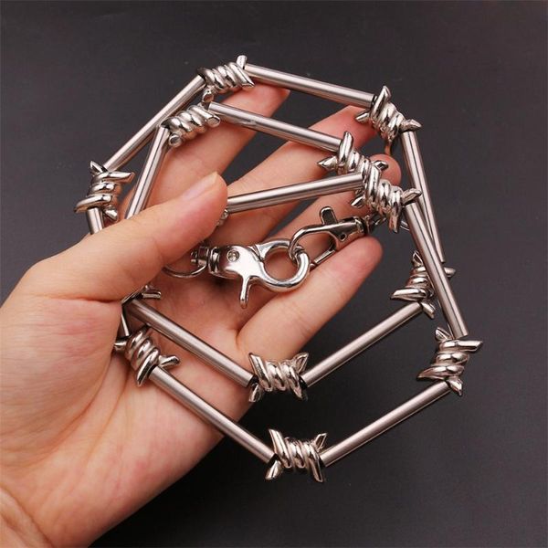 chokers hip hop fashion barbed wire necklace bracelet pant chain jewelry women harajuku punk gothic girls choker gift, Golden;silver
chokers hip hop fashion barbed wire necklace bracelet pant chain jewelry women harajuku punk gothic girls choker gift, Golden;silver