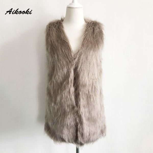 aikook women brown plus size faux fur vest slim fashion faux fur coat women six colors femme short vest coat, Black
aikook women brown plus size faux fur vest slim fashion faux fur coat women six colors femme short vest coat, Black