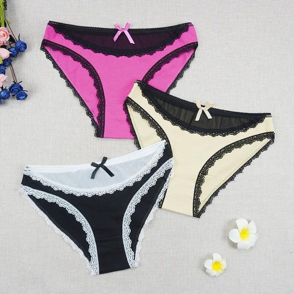 3pcs/lots clearance cotton women panties intimates underwear lace low-waist panty s ladies knickers high discounts, Black;pink
3pcs/lots clearance cotton women panties intimates underwear lace low-waist panty s ladies knickers high discounts, Black;pink