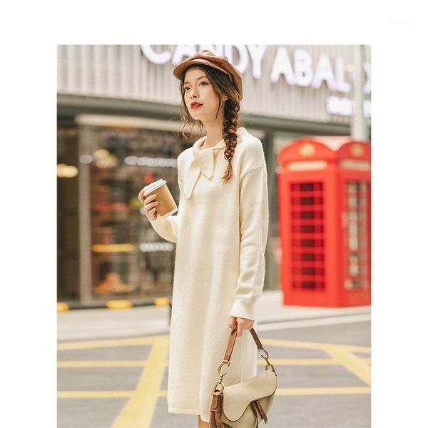 inman autumn new arrival sweet bowknot lace-up dropped shoulder long sleeve h-type knitwear dress1, Black;gray
inman autumn new arrival sweet bowknot lace-up dropped shoulder long sleeve h-type knitwear dress1, Black;gray