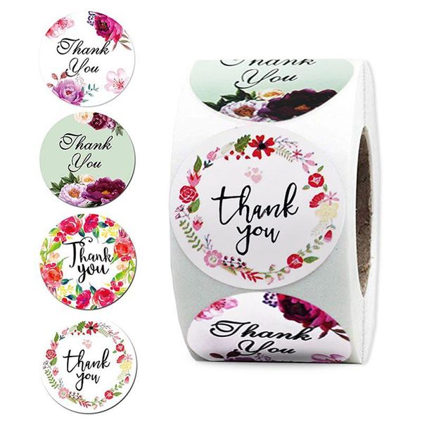 500pcs/roll floral thank you sticker for seal label scrapbooking christmas sticke decoration sticker stationery
500pcs/roll floral thank you sticker for seal label scrapbooking christmas sticke decoration sticker stationery