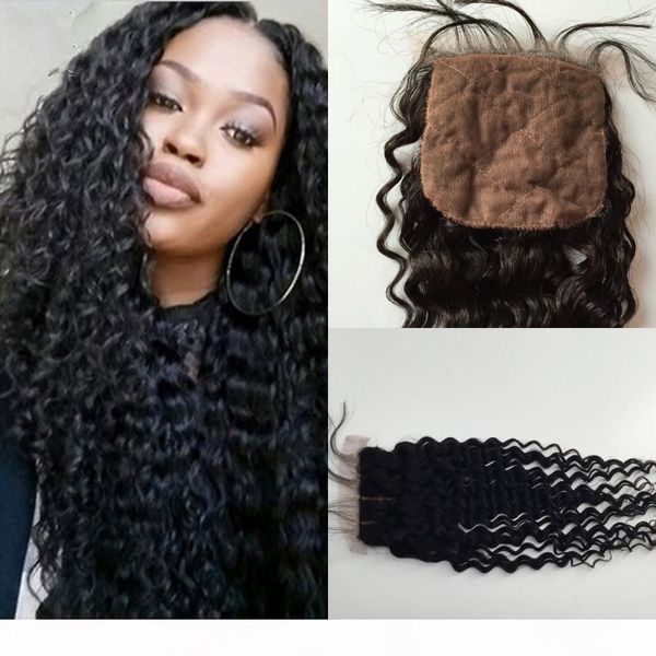 silk base closure deep wave peruvian virgin hair 4x4 silk closures middle 3 part silk base closure bleached knots, Black
silk base closure deep wave peruvian virgin hair 4x4 silk closures middle 3 part silk base closure bleached knots, Black