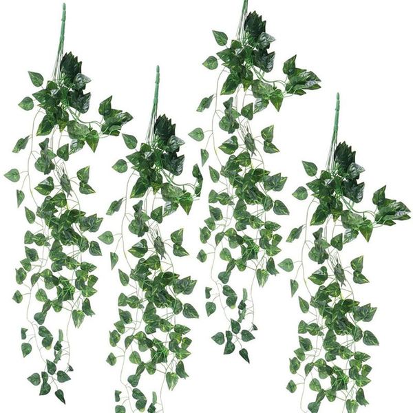 4 pcs artificial ivy leaf garland fake plants vine hanging green leaves ivy garland wall decoration party wedding vines
4 pcs artificial ivy leaf garland fake plants vine hanging green leaves ivy garland wall decoration party wedding vines