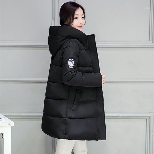 women autumn & winter fashion jacket coat female long parka with hood basic jackets casual overcoat outerwear & coats1, Black 
women autumn & winter fashion jacket coat female long parka with hood basic jackets casual overcoat outerwear & coats1, Black