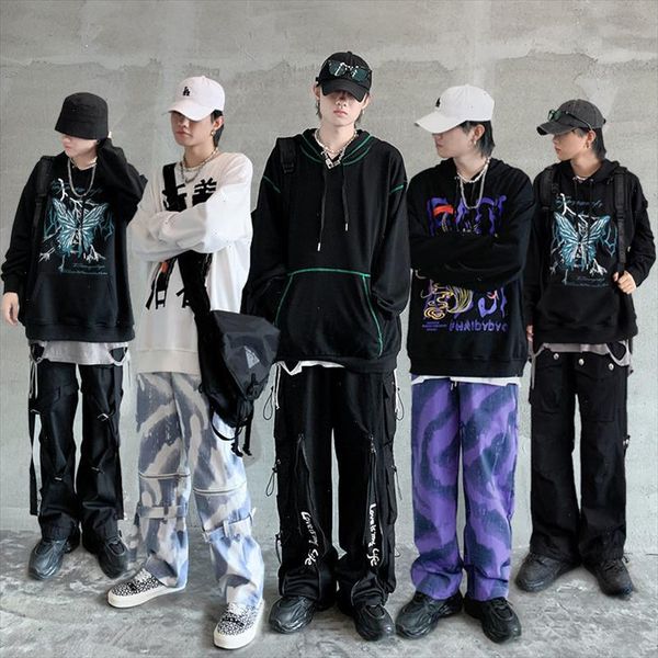 hybskr men streetwear skateboard straight mens pants hiphop baggy korean trousers male hip hop harem pants clothing, Black
hybskr men streetwear skateboard straight mens pants hiphop baggy korean trousers male hip hop harem pants clothing, Black