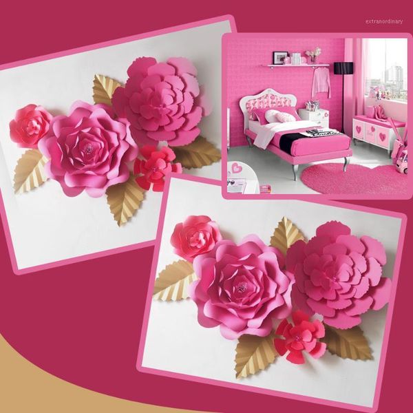 diy pink giant paper flowers backdrop artificial flower 4pcs+leaves 4pcs wedding & party deco home decoration video mix 20-50cm1
diy pink giant paper flowers backdrop artificial flower 4pcs+leaves 4pcs wedding & party deco home decoration video mix 20-50cm1