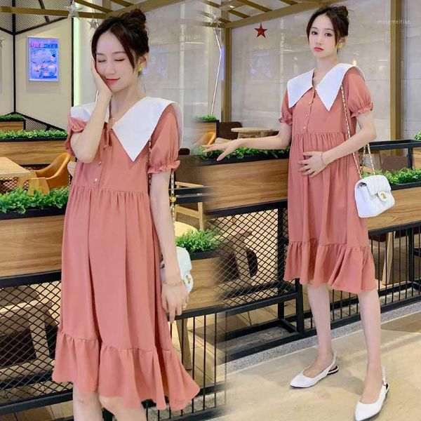 maternity dresses 9392# clothes summer cotton fashion short sleeve loose stylish dress for pregnant women pregnancy clothes1, White
maternity dresses 9392# clothes summer cotton fashion short sleeve loose stylish dress for pregnant women pregnancy clothes1, White