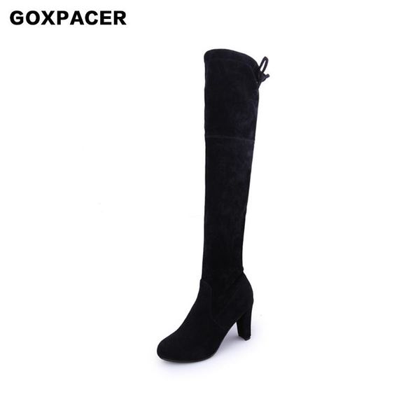 goxpacer 2020 women shoes winter over-the-knee boots high heel wedge heel fashion retro all-match snow boot ing, Black
goxpacer 2020 women shoes winter over-the-knee boots high heel wedge heel fashion retro all-match snow boot ing, Black
