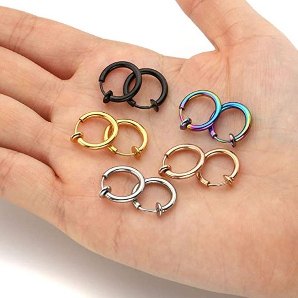 1pc clip on earrings for women men fake spring clip on nose clips ring stealth hoop lip ring helix ring hoop q sqcgvd, Silver
1pc clip on earrings for women men fake spring clip on nose clips ring stealth hoop lip ring helix ring hoop q sqcgvd, Silver