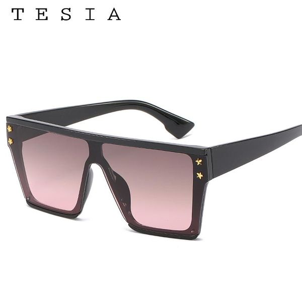 sunglasses oversized mirror women men gradient one piece lens shades for female star rivets square sun glasses eyewear flat top, White;black
sunglasses oversized mirror women men gradient one piece lens shades for female star rivets square sun glasses eyewear flat top, White;black