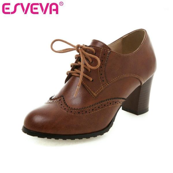 boots esveva 2021 square heel women shoes winter pu leather ankle lace up motorcycle concise pointed toe short size 34-431, Black
boots esveva 2021 square heel women shoes winter pu leather ankle lace up motorcycle concise pointed toe short size 34-431, Black