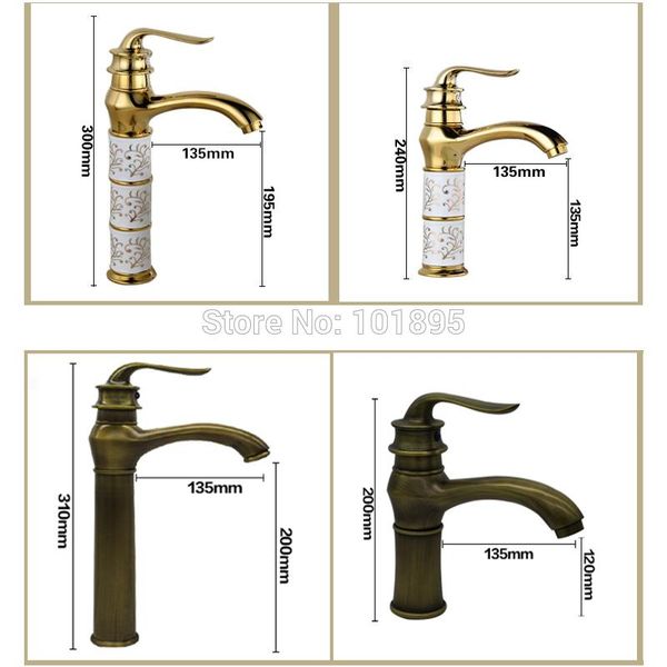 luxury deck mounted bronze gold rose 3 colors brass material cold & water tall and short size of basin tap
luxury deck mounted bronze gold rose 3 colors brass material cold & water tall and short size of basin tap