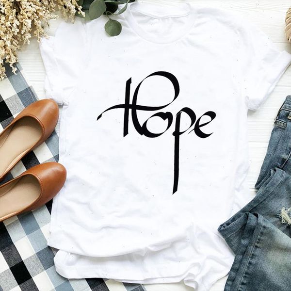 women lady hope fashion letter mujer camisetas clothing print womens clothes shirt t tee for tshirt female graphic t shirt, White
women lady hope fashion letter mujer camisetas clothing print womens clothes shirt t tee for tshirt female graphic t shirt, White