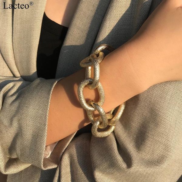 lacteo преувеличены золотой блестящий браслет ювелирных изделий женщины 2020 hip hop big коренастый цепи браслет модные аксессуары, Black
lacteo преувеличены золотой блестящий браслет ювелирных изделий женщины 2020 hip hop big коренастый цепи браслет модные аксессуары, Black