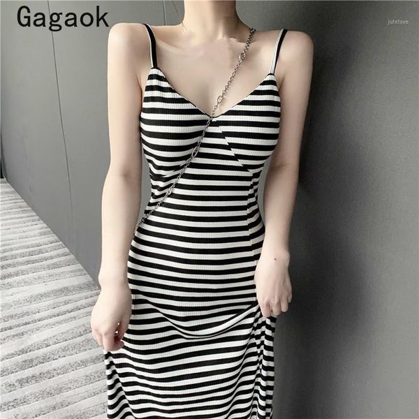 gagaok women & club striped dress 2020 summer new v-neck spaghetti strap a-line dresses slim chic split wild vestidos1, Black;gray
gagaok women & club striped dress 2020 summer new v-neck spaghetti strap a-line dresses slim chic split wild vestidos1, Black;gray
