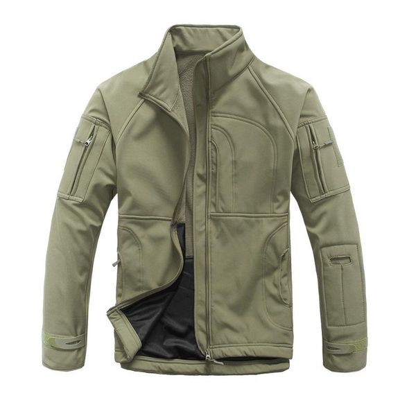 2020 fashion men's jackets army camouflage autumn winter tactical jacket sharkskin standcollar windproof outerwear fleece coats, Black;brown
2020 fashion men's jackets army camouflage autumn winter tactical jacket sharkskin standcollar windproof outerwear fleece coats, Black;brown